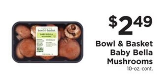 ShopRite Baby bella mushrooms offer