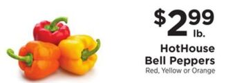 ShopRite Hothouse bell peppers offer