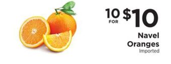 ShopRite Navel oranges offer