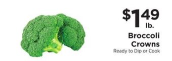 ShopRite Broccoli crowns offer