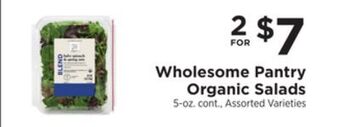 ShopRite Organic salads offer