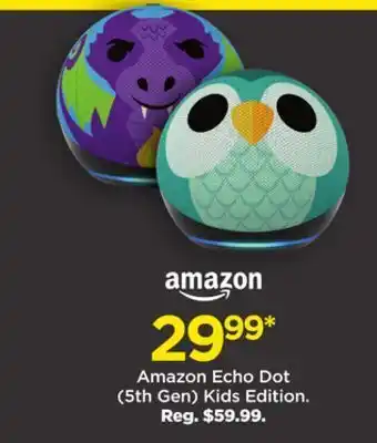 Kohl's Amazon echo dot (5th gen) kids edition offer
