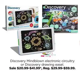 Kohl's Mindblown electronic circuitry or discovery drawing easel offer
