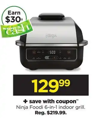 Kohl's Foodi 6-in-1 indoor grill. offer