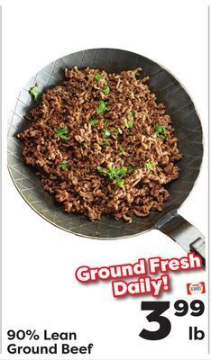 Weis Markets 90% lean ground beef offer