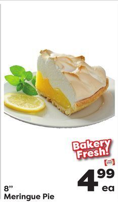 Weis Markets 8" meringue pie offer