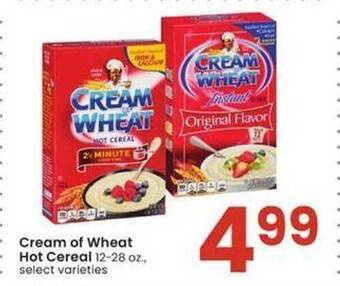 Albertsons Cream of wheat hot cereal offer