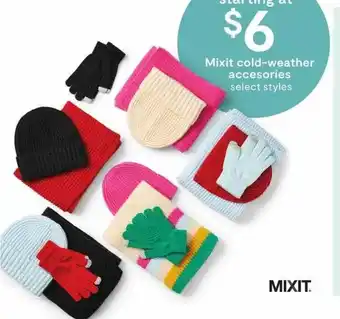 JC Penney Mixit cold-weather accessories offer