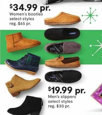 JC Penney Women's booties offer