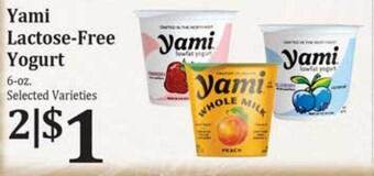 Rosauers Yami lactose-free yogurt offer