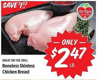 Rouses Boneless skinless chicken breast offer