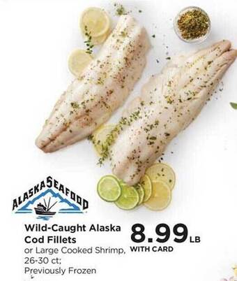 QFC Wild-caught alaska cod fillets offer