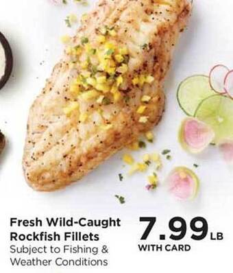 QFC Fresh wild-caught rockfish fillets offer