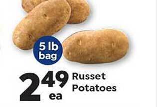 Save a Lot Russet potatoes offer
