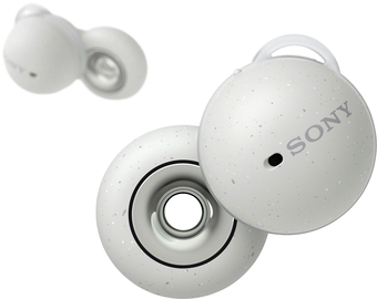 Best Buy Sony - linkbuds true wireless open-ear earbuds - white offer