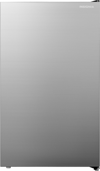 Best Buy Insignia™ - 4.4 cu. ft. mini fridge with glass door - graphite silver offer