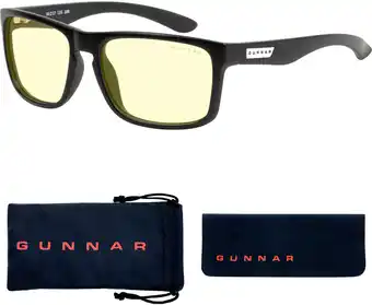 Best Buy Gunnar - blue light reading glasses - intercept, onyx, amber tint, pwr +2.00 - onyx offer
