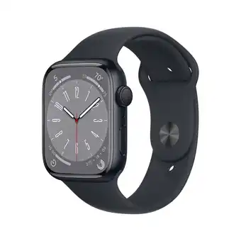 Walmart Apple watch series 8 gps 45mm midnight aluminum case with midnight sport band - m/l offer