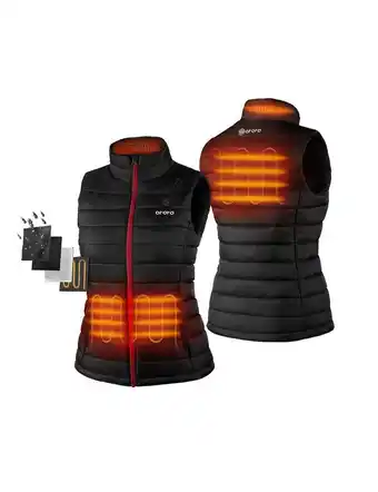 Walmart Ororo women's lightweight heated vest with battery pack (black,m) offer