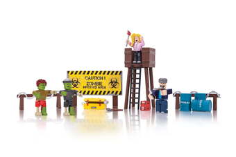 Walmart Roblox action collection - zombie attack playset [includes exclusive virtual item] offer