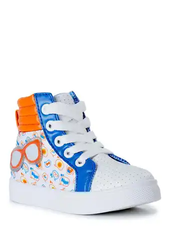 Walmart Blippi toddler boys high top sneakers, sizes 5-10 offer