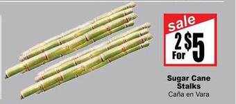 Rancho Markets Sugar cane stalks offer