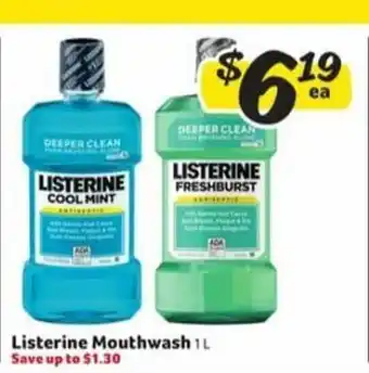 Winn Dixie Listerine mouthwash offer
