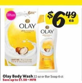 Winn Dixie Olay body wash offer