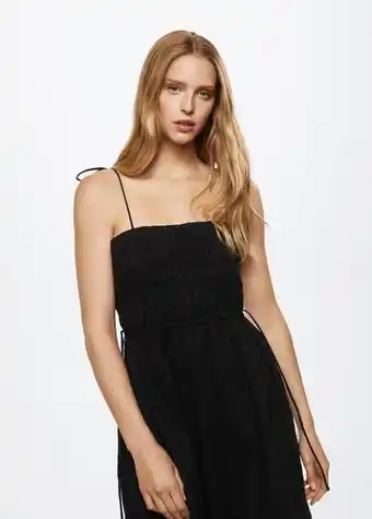 Mango Openwork detail dress offer