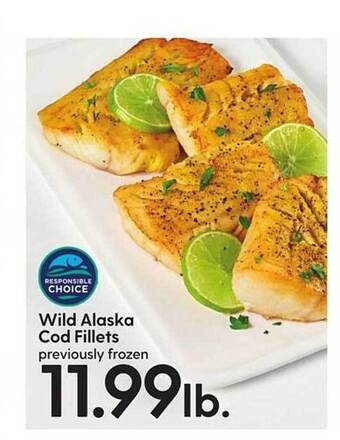 Hy-Vee Wild alaska cod fillets offer