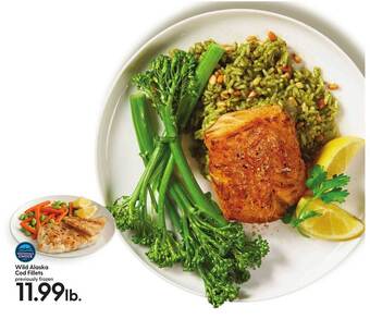 Hy-Vee Wild alaska cod fillets offer