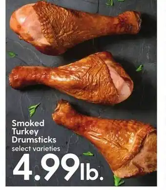 Hy-Vee Smoked turkey drumsticks offer