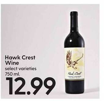 Hy-Vee Hawk crest wine offer