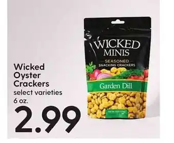 Hy-Vee Wicked oyster crackers offer