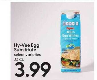 Hy-Vee Hy-vee egg substitute offer