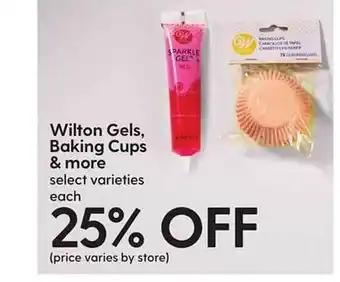 Hy-Vee Wilton gels, baking cups & more offer