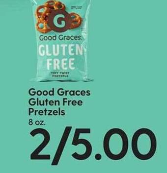Hy-Vee Good graces gluten free pretzels offer