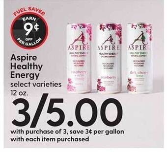Hy-Vee Aspire healthy energy offer