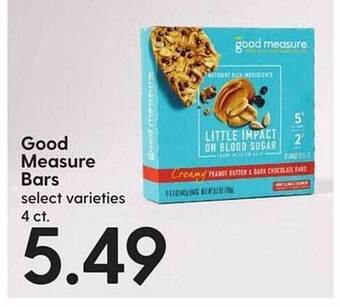 Hy-Vee Good measure bars offer