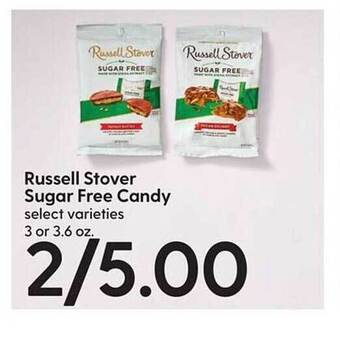 Hy-Vee Russell stover sugar free candy offer