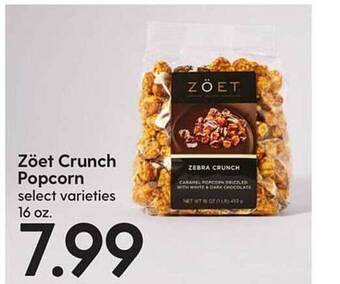 Hy-Vee Zoet crunch popcorn offer