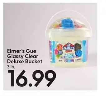 Hy-Vee Elmer's gue glassy clear deluxe bucket offer