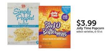 Fareway Jolly time popcorn offer