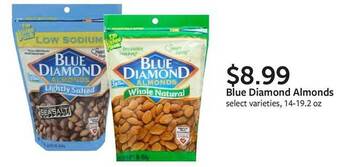 Fareway Blue diamond almonds offer