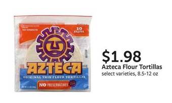 Fareway Azteca flour tortillas offer