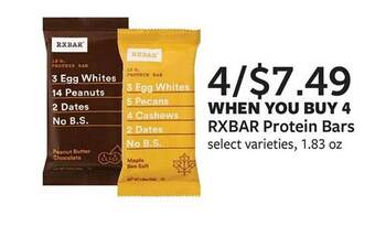 Fareway Rxbar protein bars offer