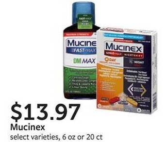 Fareway Mucinex select varieties offer