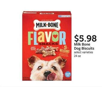 Fareway Milk bone dog biscuits offer