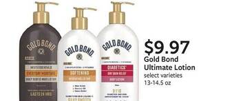 Fareway Gold bond ultimate lotion offer