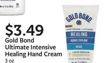 Fareway Gold bond ultimate intensive healing hand cream offer
